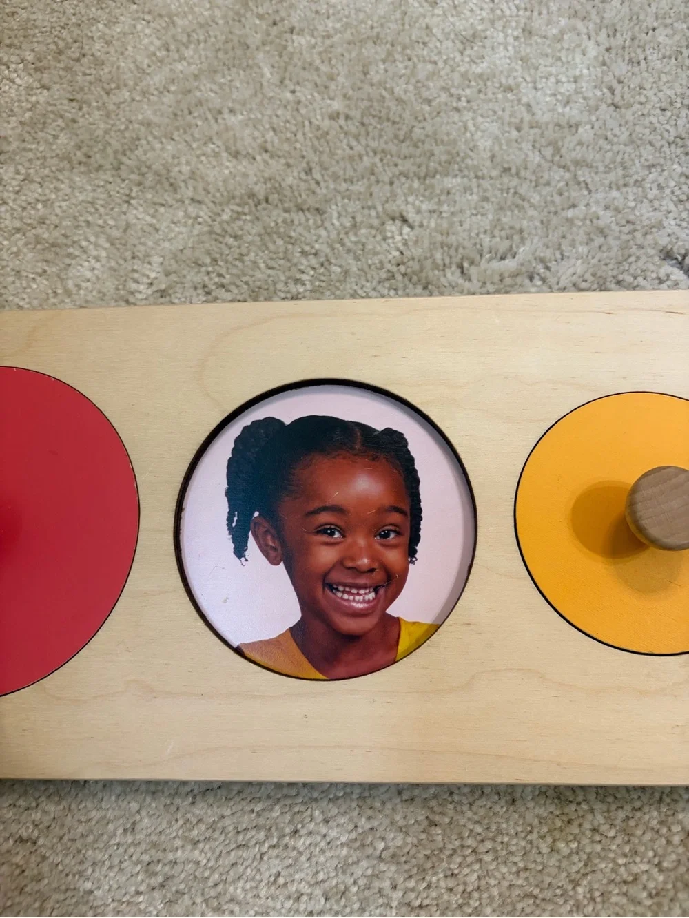 Lovevery Circle of Friends Puzzle – Montessori Wooden Learning Toy